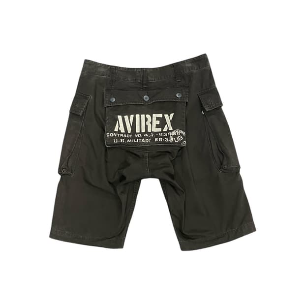 Avirex 몽키 포켓 카고 버뮤다 팬츠