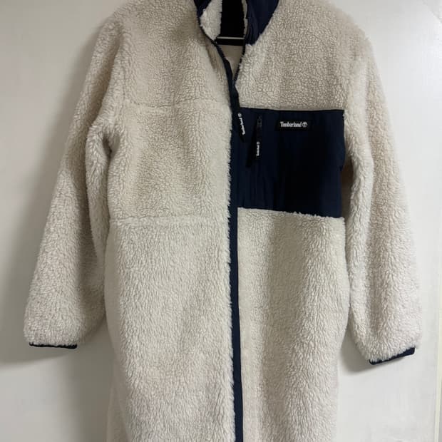 팀버랜드 보아 플리스 집업 롱 자켓 XS