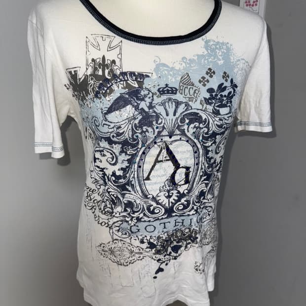 Y2K 프린팅 반팔 