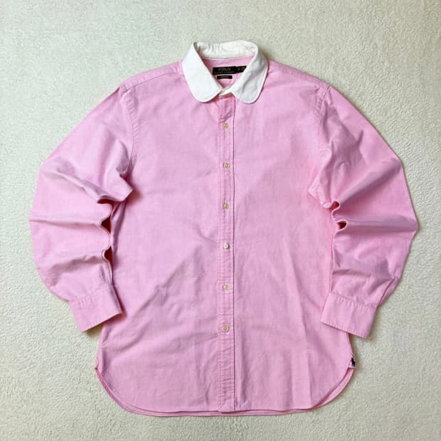 폴로 랄프로렌 옥스포드 라운드카라 클레릭 셔츠 PN5825