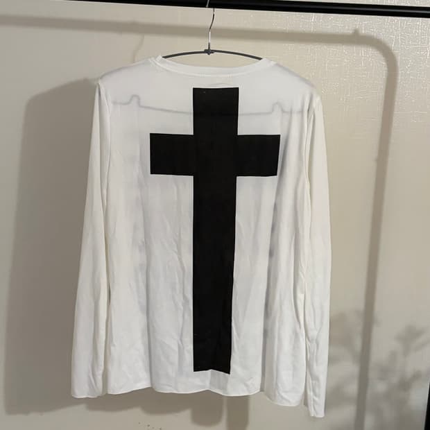 Y2k back cross Long sleeve