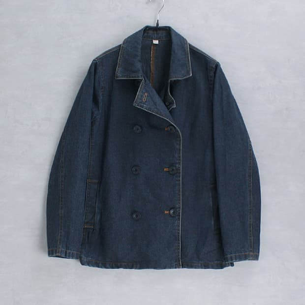 UNIQLO _ denim double jacket S6345