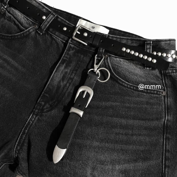 [Unisex] 웨스턴 벨트 소가죽 키링
