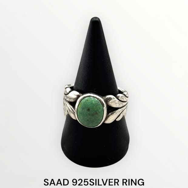 SAAD turquoise 925silver ring