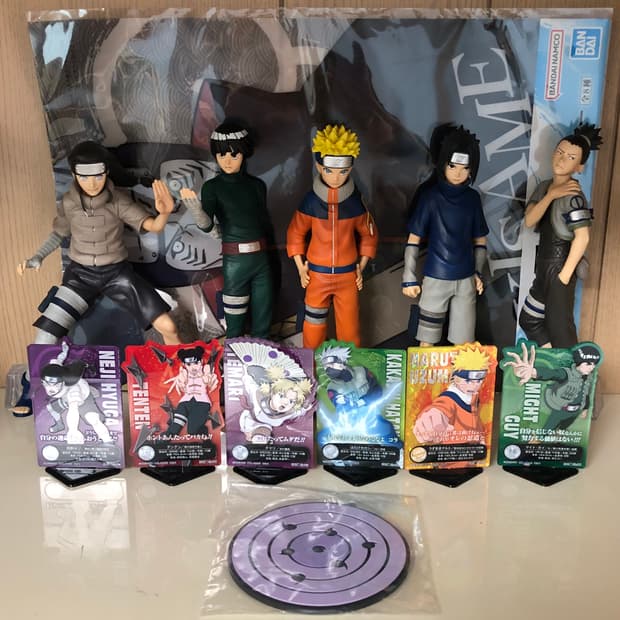 (덤증정)나루토 중급닌자 피규어 일괄