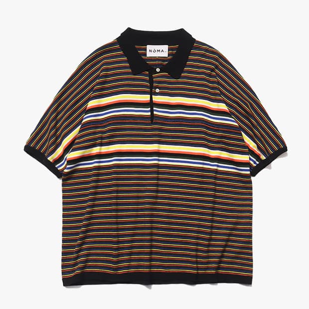 NOMA t.d - STRIPE POLO SHIRT