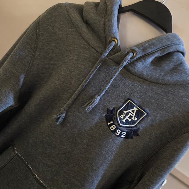 아베크롬비 차콜그레이 후드티