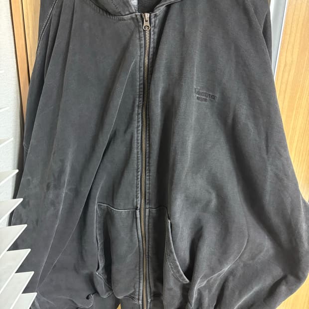 언더마이카 후드집업 차콜 2size