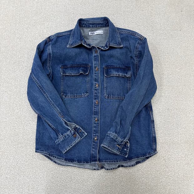 S 자라 데님 자켓 0219T1