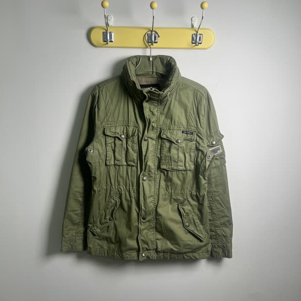 돌체앤가바나 카키 빈티지 밀리터리 야상 자켓 48