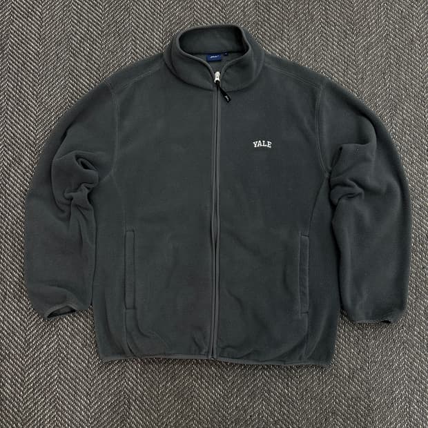 예일 후리스 집업 챠콜그레이