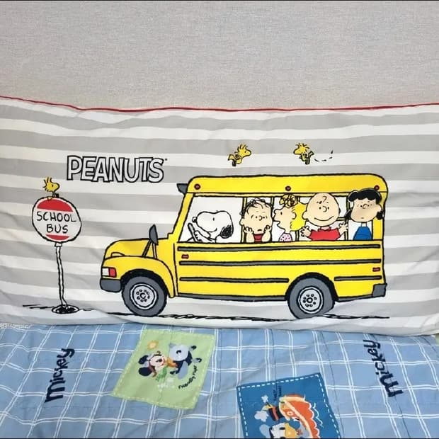 스누피 대형 쿠션