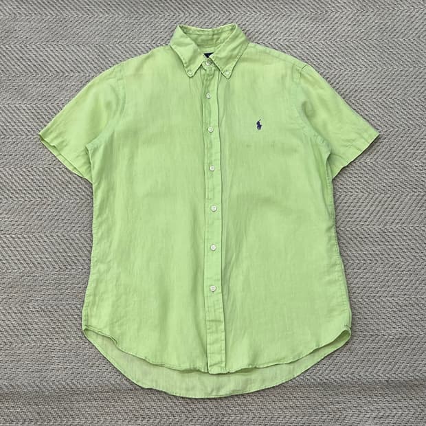 폴로 랄프로렌 린넨 하프셔츠 r3673