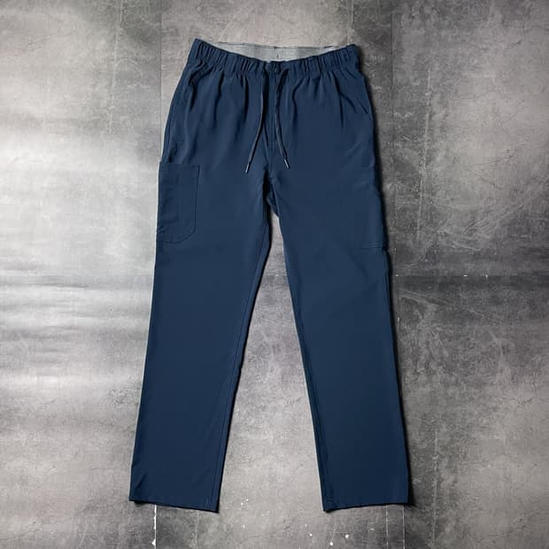 CARHART 칼하트 네이비 밴딩 스크럽 워크 팬츠 A00933