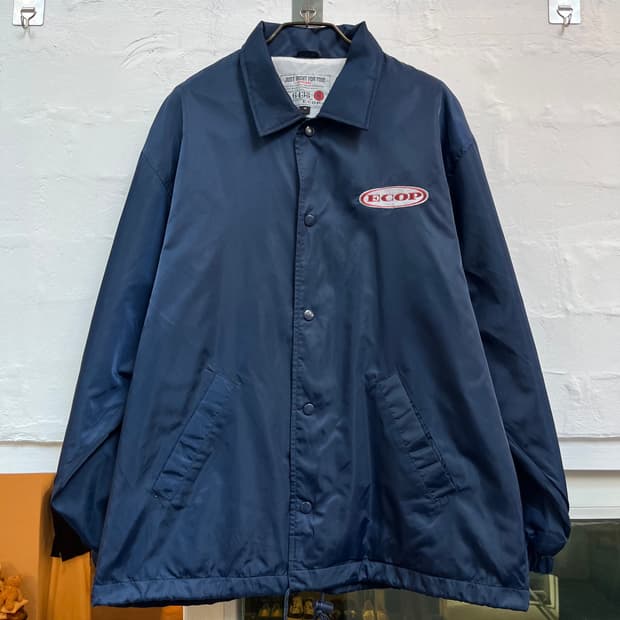 Ecop 나일론 코치 자켓 네이비 M