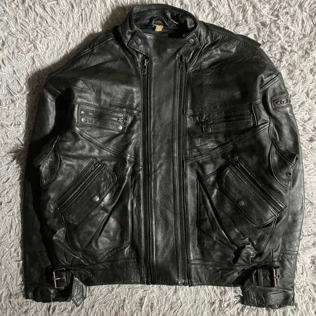 90’s USA Richa 클래식 레더 자켓 