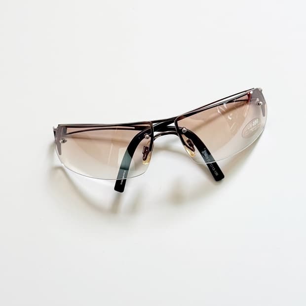 90s INKOGNITO 무테 스퀘어 틴트 빈티지 선글라스