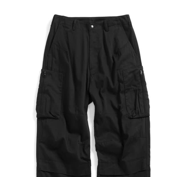 해칭룸 집카고팬츠 블랙 3사