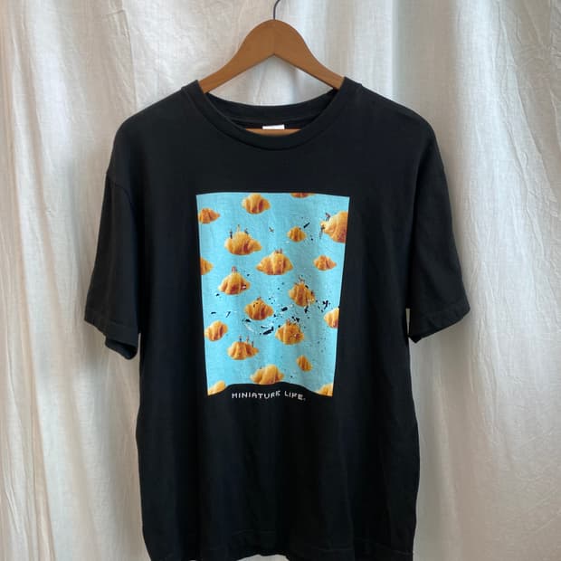 PRINTSTAR 블랙 반팔티셔츠(MEN L)
