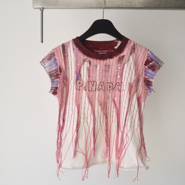 PARA NADA detail tee 