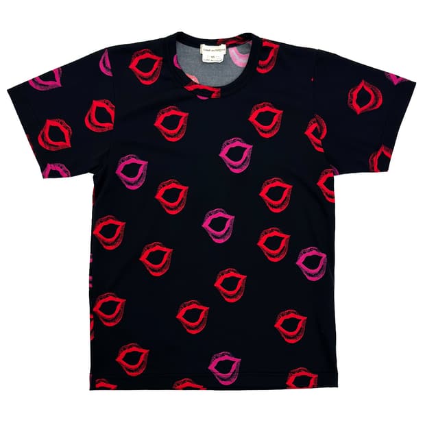 Comme des Garçons Lip Print Top/ Xs