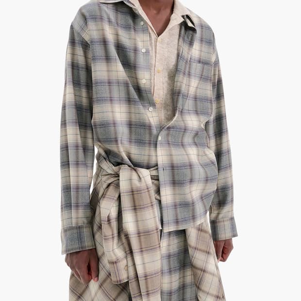 오라리 23aw 그레이 상하의 세트