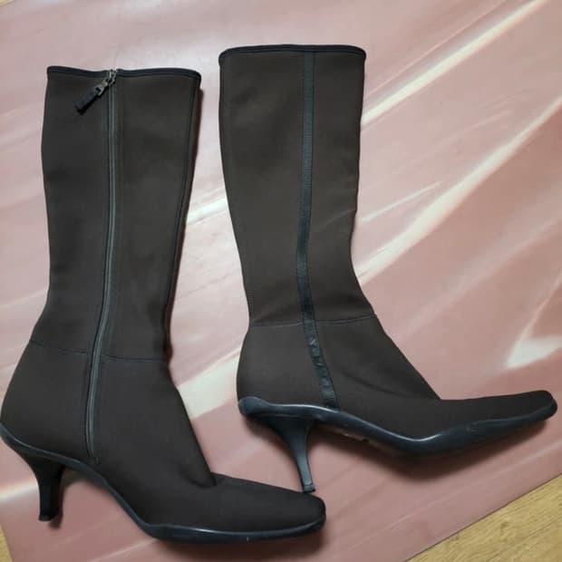 Prada Sports Stretch Knee High Boots