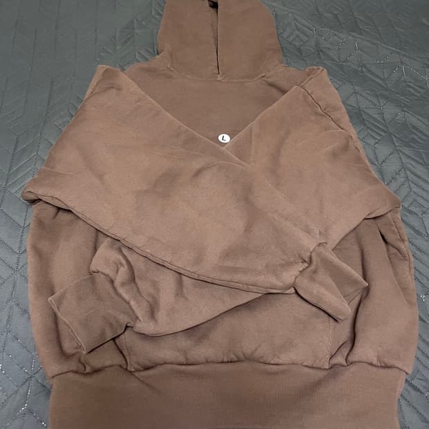 칸예웨스트 LAA 대선후드 브라운판 L새상품