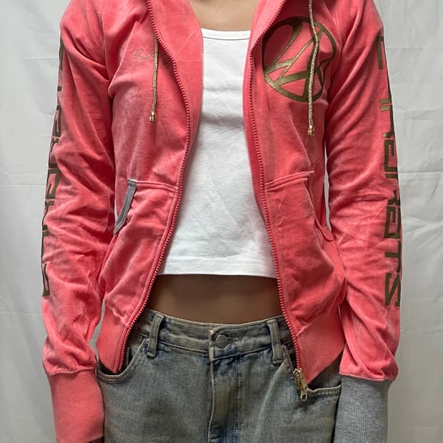 빈티지 Y2K 투웨이 후드 집업