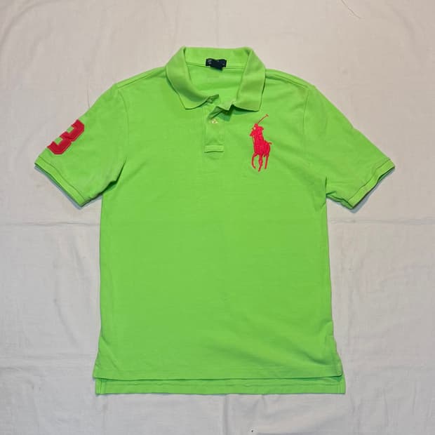 폴로 랄프로렌 빅포니 치프키프 카라티 라임