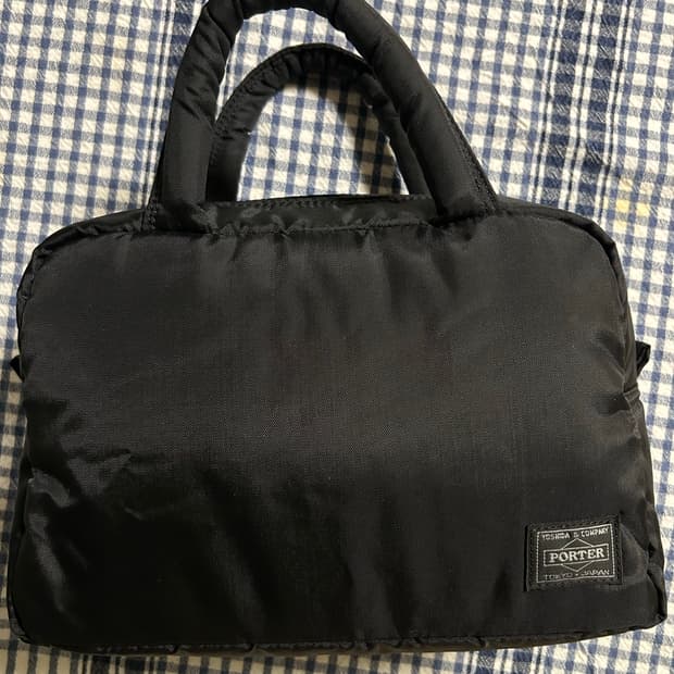 꼼데가르송 포터 토트백 블랙