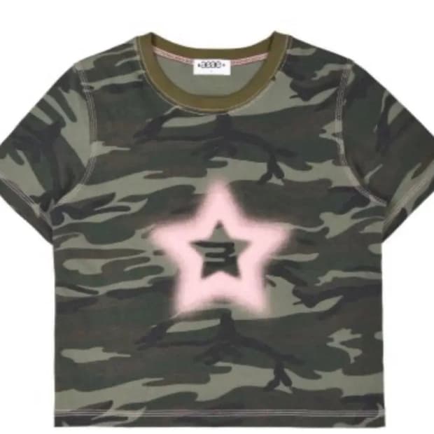 AEAE 에이이에이이 카고 크롭 반팔티