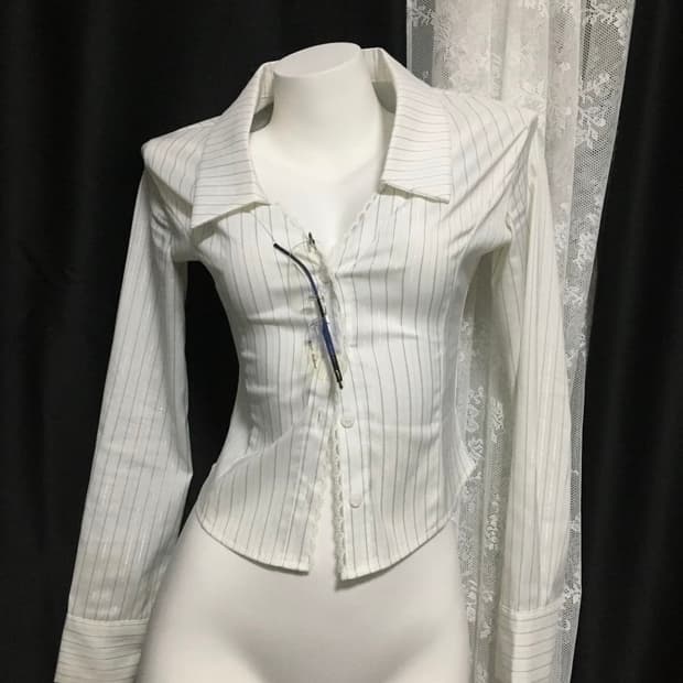 Cladda Lace Princess Shirt White
