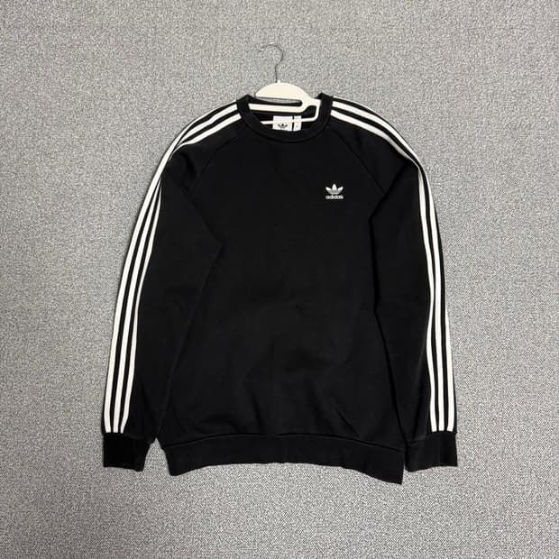 아디다스 파이어버드 맨투맨 블랙 XL 긴팔