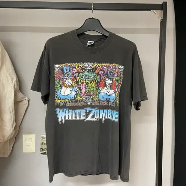 화이트좀비 90s 밴드티