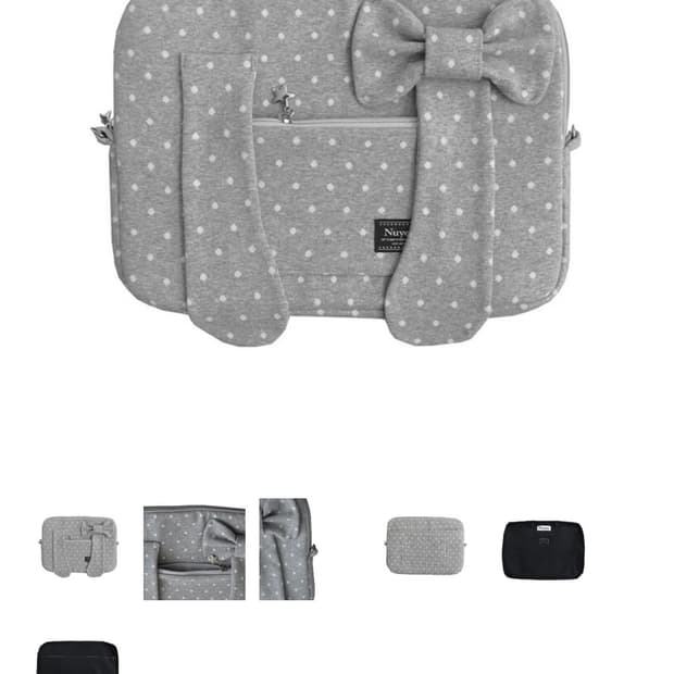 누옛 버니 태블릿 파우치 라이트 그레이