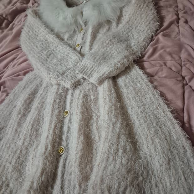 리즈리사 리즈멜로 퍼 원피스 대대장 고전 히메 갸루