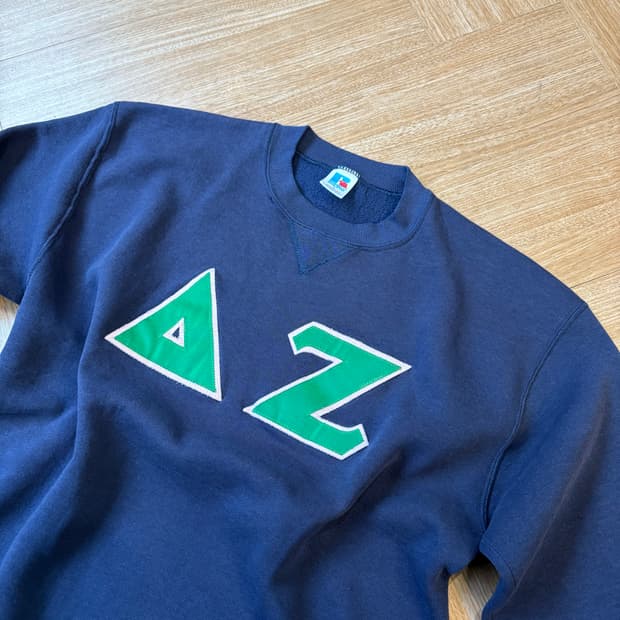 90s Russell Delta zeta 스웻셔츠