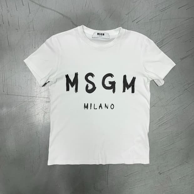 MSGM 밀라노 로고 반팔