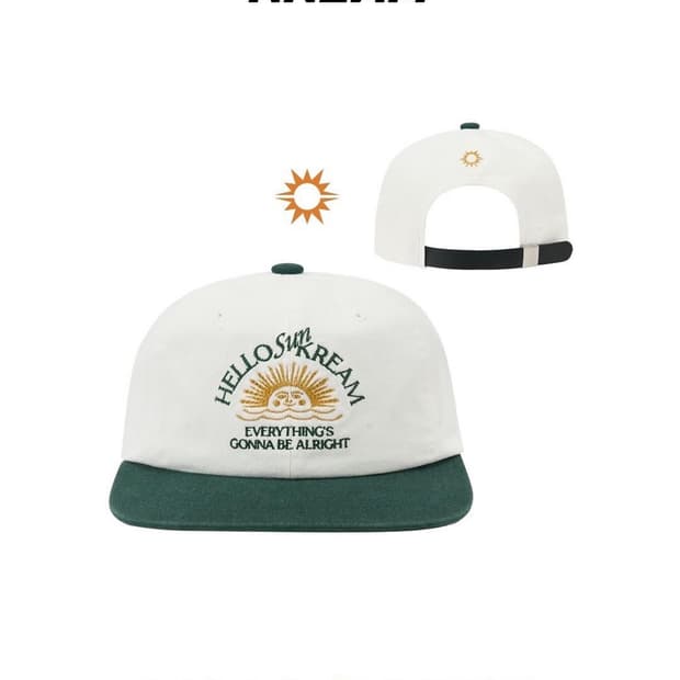 헬로선라이즈 크림 콜라보 캡 (Hello Sun Kream)