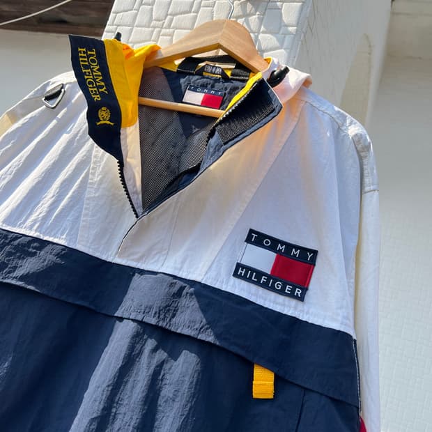 90s 올드스쿨 타미힐피거 세일링기어 윈드자켓