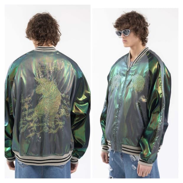 doublet 23SS 홀로그램 스카잔 수베니어 자켓 M / 한정판