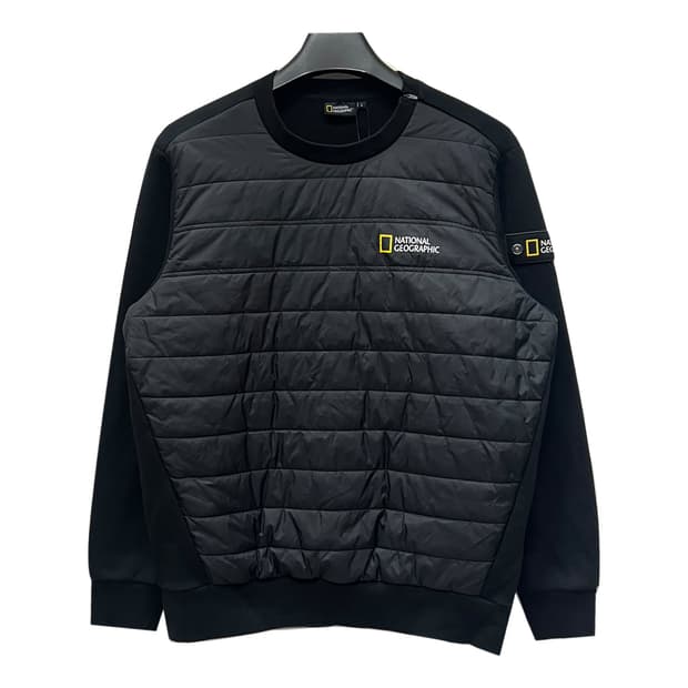 내셔널지오그래픽 경량 패딩 스웻 맨투맨 L