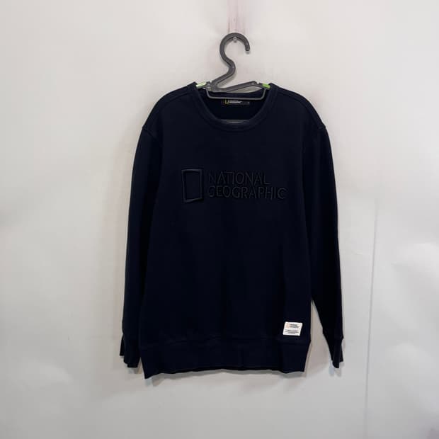 내셔널지오그래픽 남성 기모 맨투맨 100