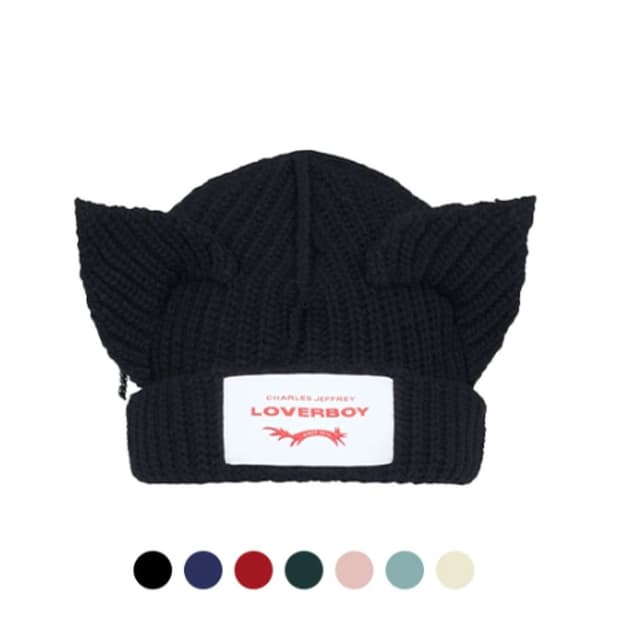 찰스제프리 러버보이 고양이 비니 블랙