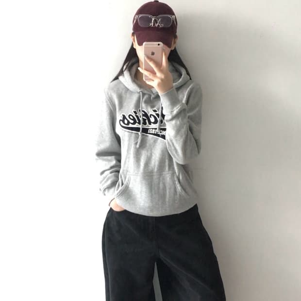 디키즈 빅자수 로고 후드티