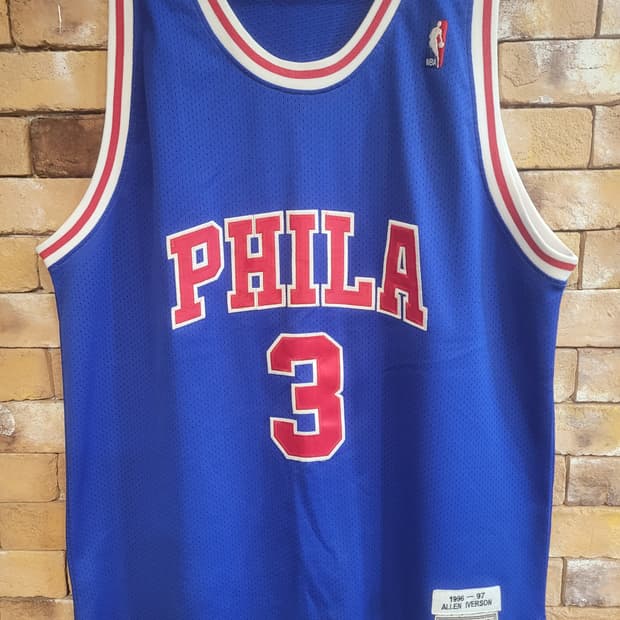 미첼앤네스 96'~97' 아이버슨 NBA 져지 2XL