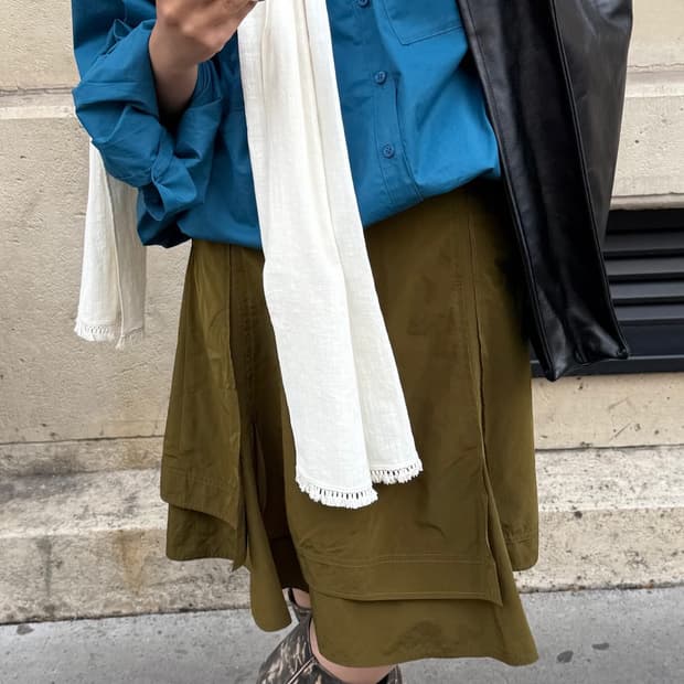 에토스 LAYERED PANEL SKIRT