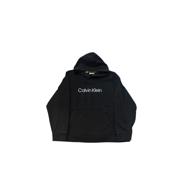 CK 캘빈클라인 후드티 블랙 L사이즈