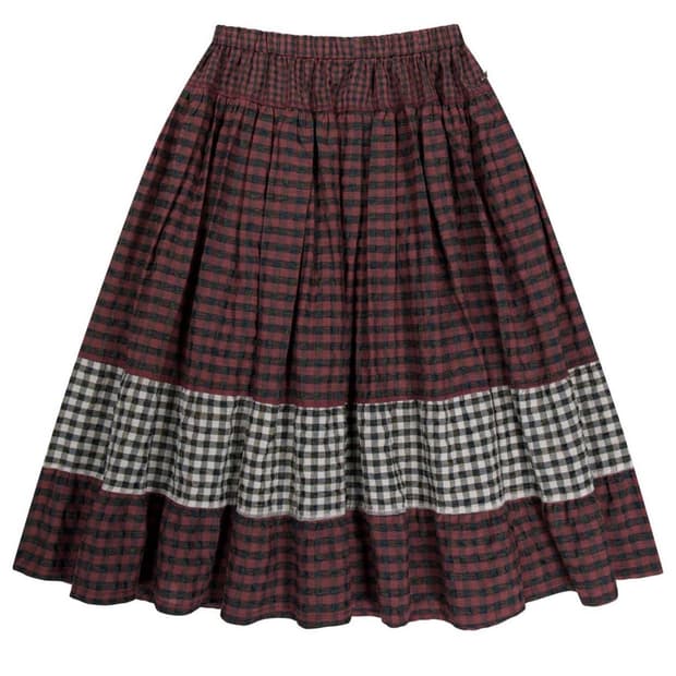 코이세이오 모리 체크 스커트